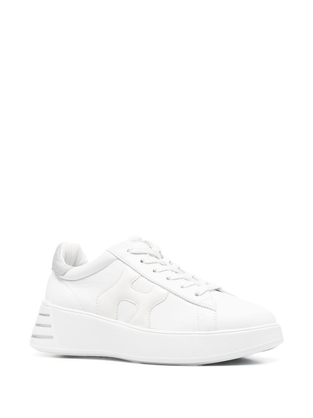 REBEL LEATHER SNEAKERS Hogan