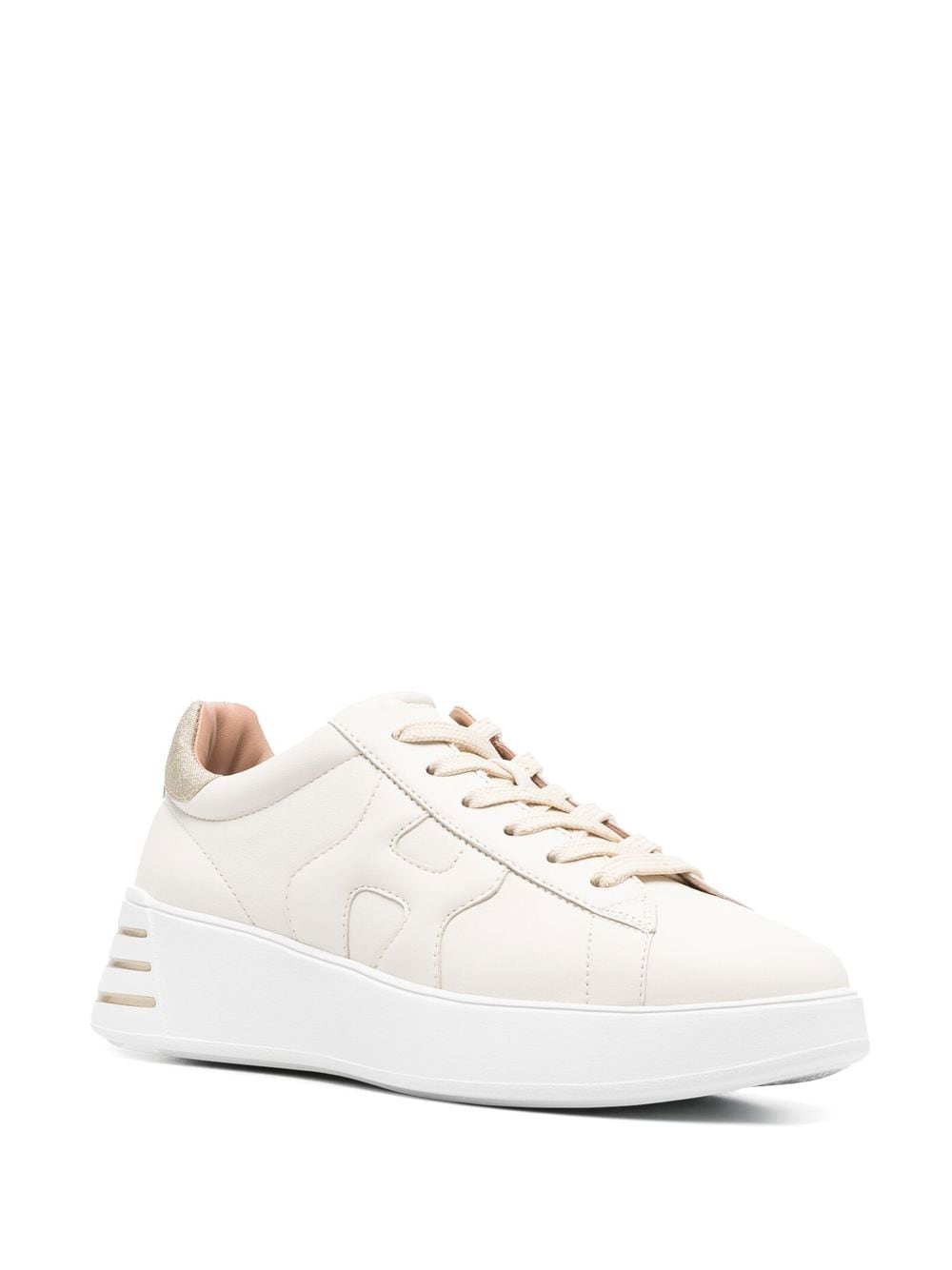 REBEL LEATHER SNEAKERS Hogan