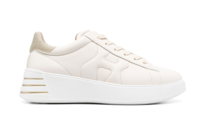 REBEL LEATHER SNEAKERS Hogan
