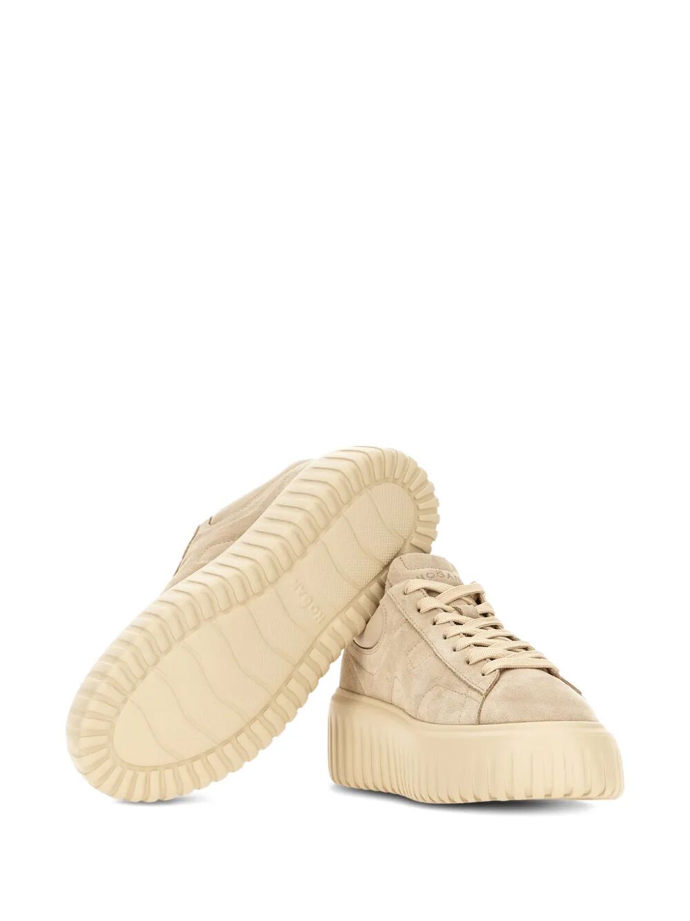 H-STRIPES LEATHER SNEAKERS Hogan