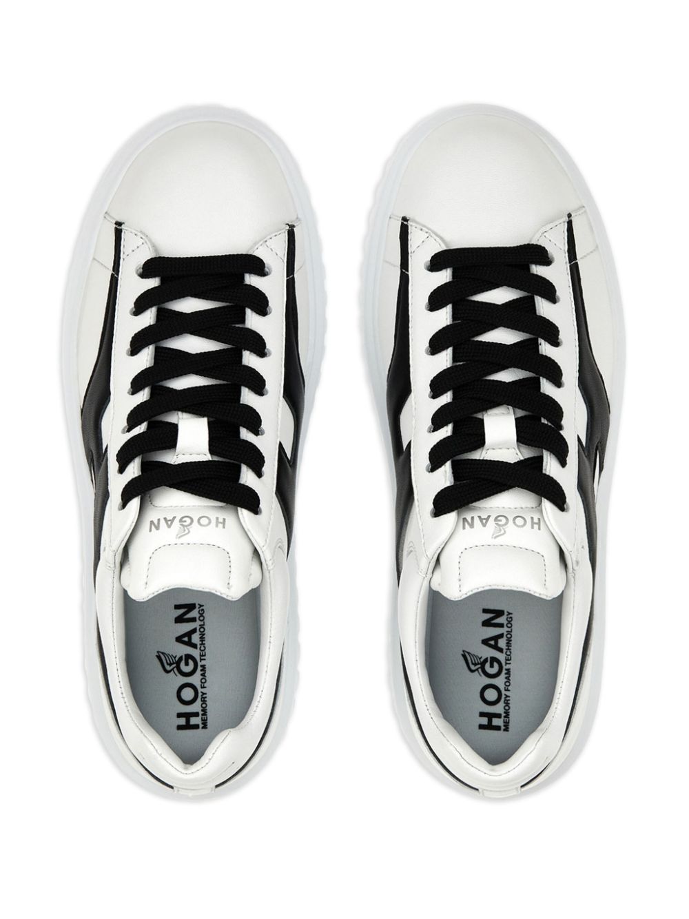 H-STRIPES LEATHER SNEAKERS Hogan