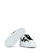 H-STRIPES LEATHER SNEAKERS Hogan