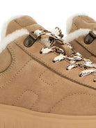 H-STRIPES SUEDE SNEAKERS WITH SHEARLING LINING Hogan