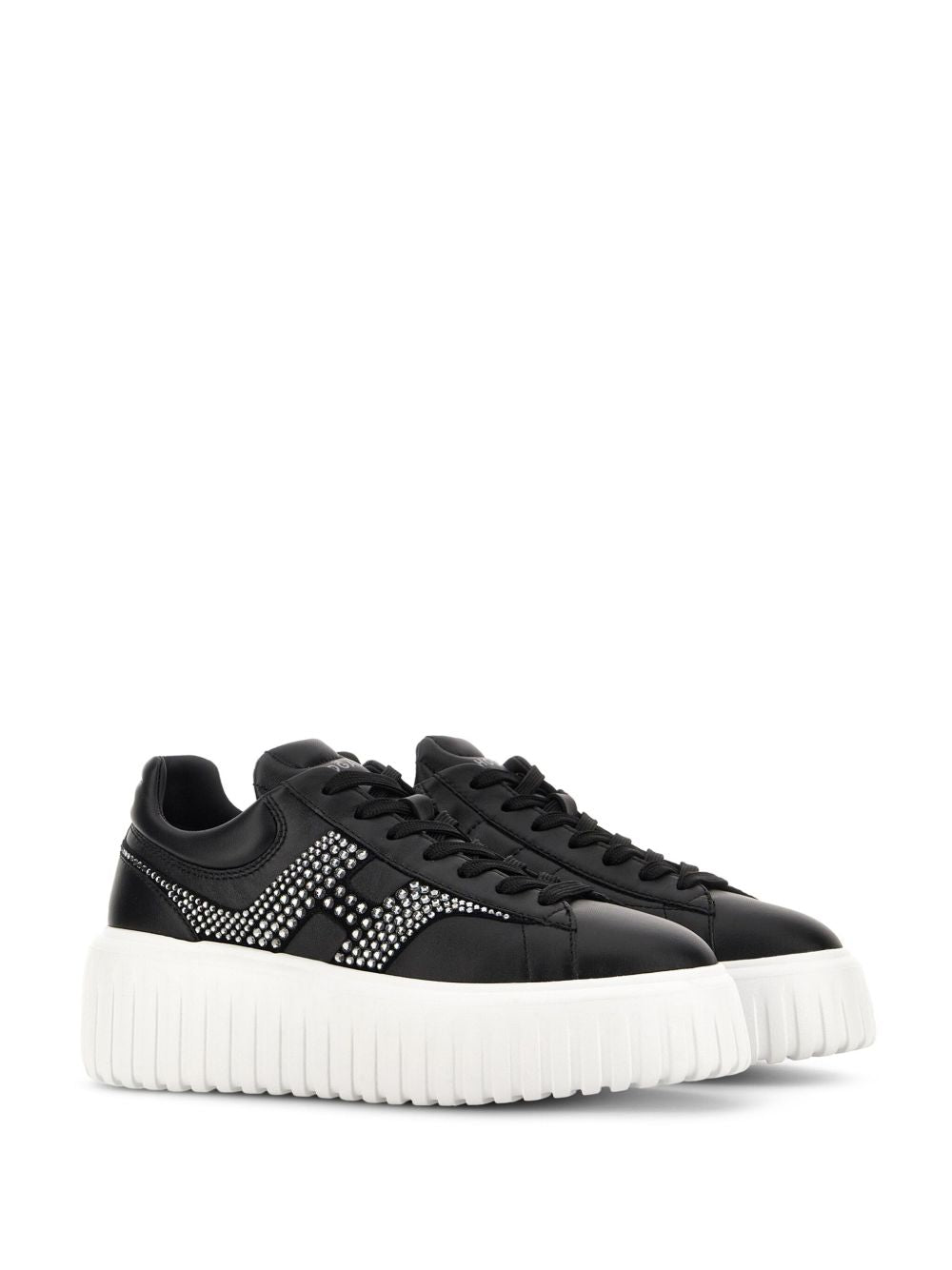 H-STRIPES LEATHER SNEAKERS Hogan