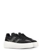 H-STRIPES LEATHER SNEAKERS Hogan