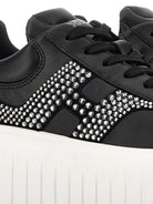 H-STRIPES LEATHER SNEAKERS Hogan