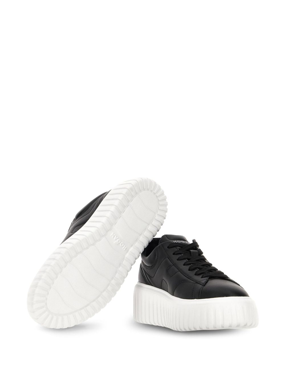 H-STRIPES LEATHER SNEAKERS Hogan