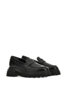 10-STOREY SMOOTH LEATHER AND WORKWEAR SOLE LOAFERS Hogan