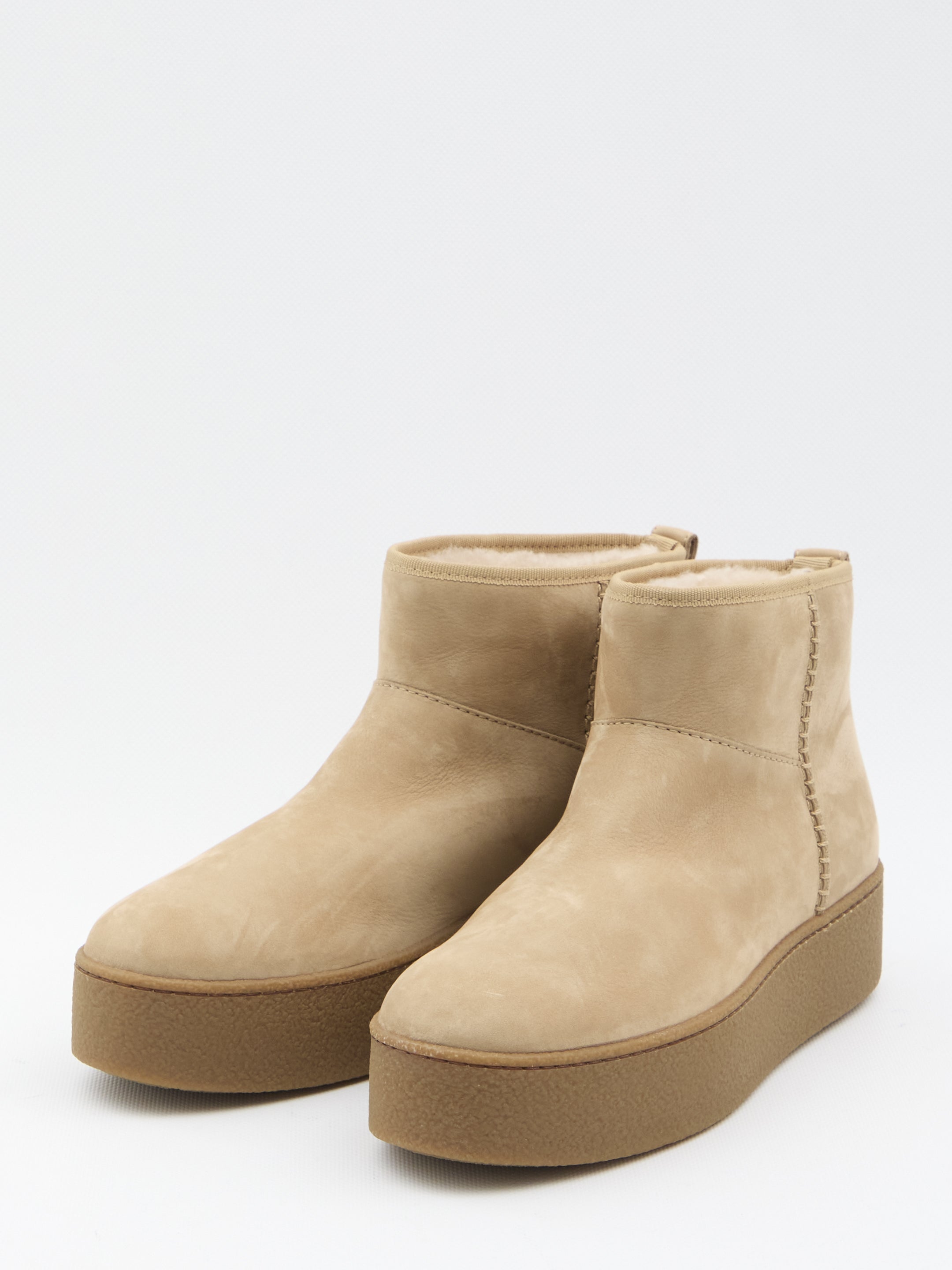 SHEARLING ANKLE BOOTS Hogan