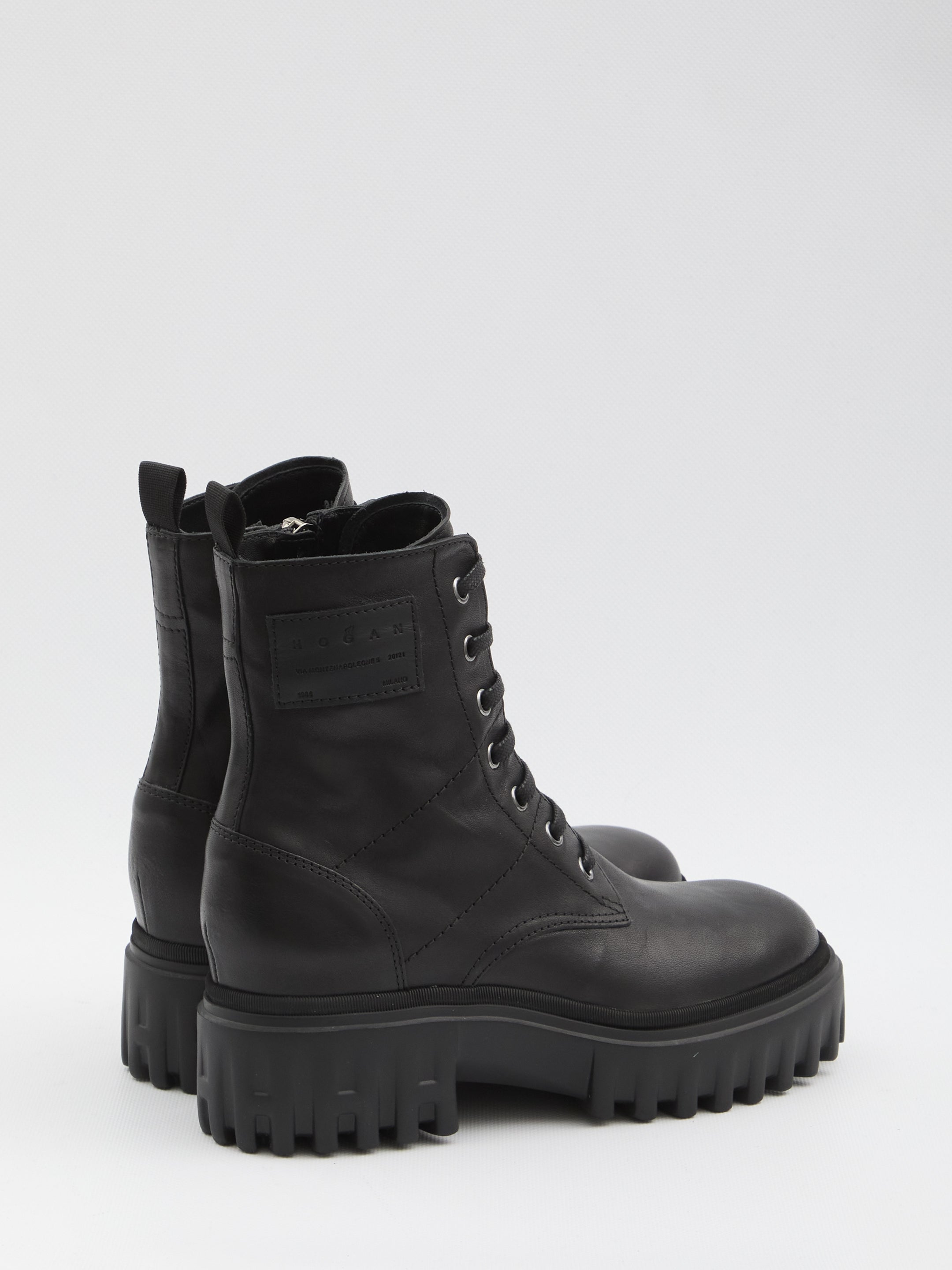 LEATHER ANKLE BOOTS Hogan