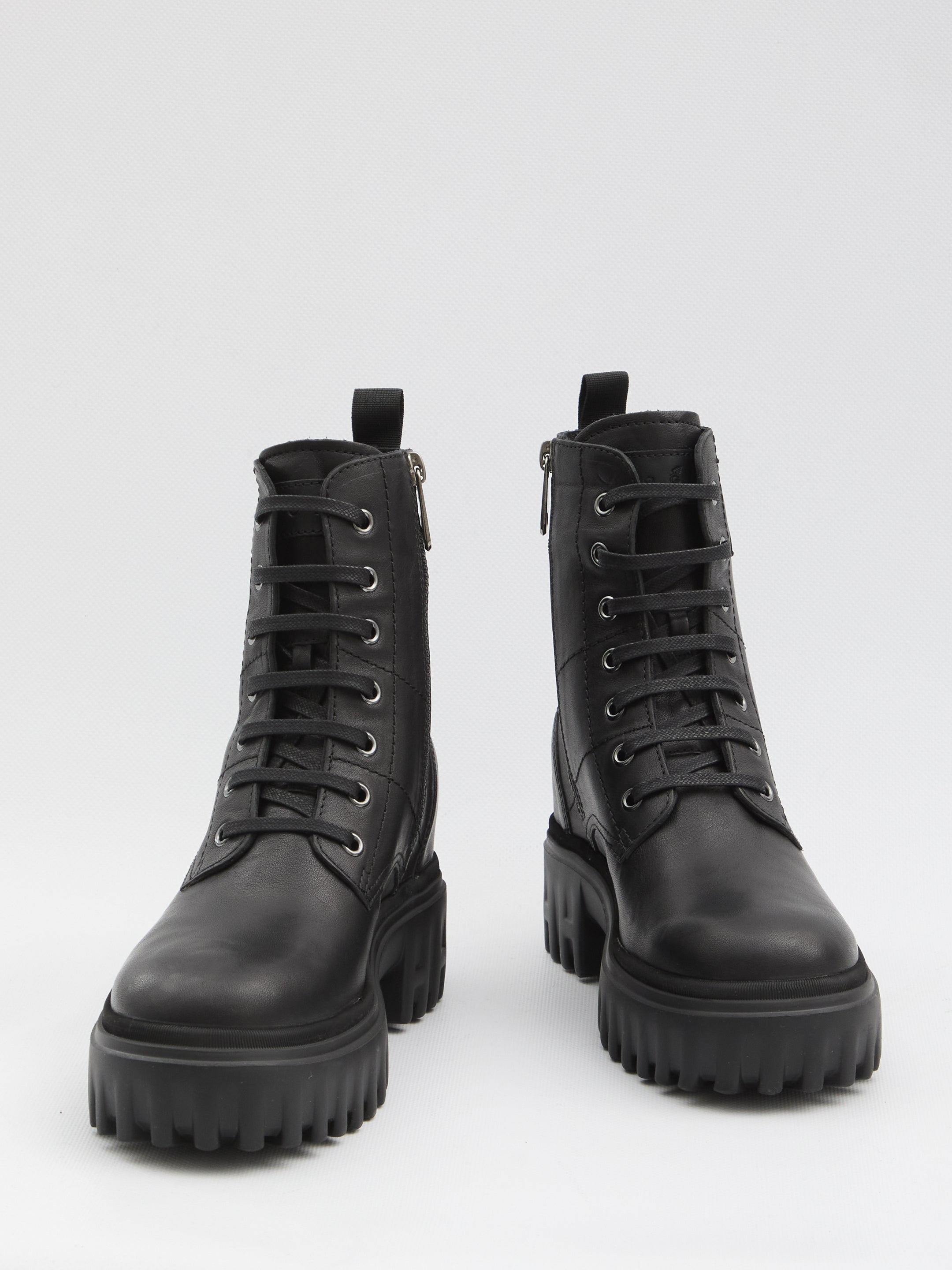 LEATHER ANKLE BOOTS Hogan