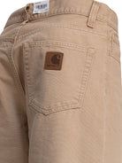 BEIGE ORGANIC COTTON JEANS Carhartt WIP