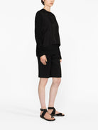 BLACK WOOL SWEATSHIRT Jil Sander