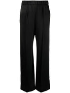 BLACK SATIN WIDE-LEG PANT Jil Sander BLACK 36T