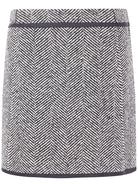 "102 W TRIM" SKIRT Jil Sander GREY 34