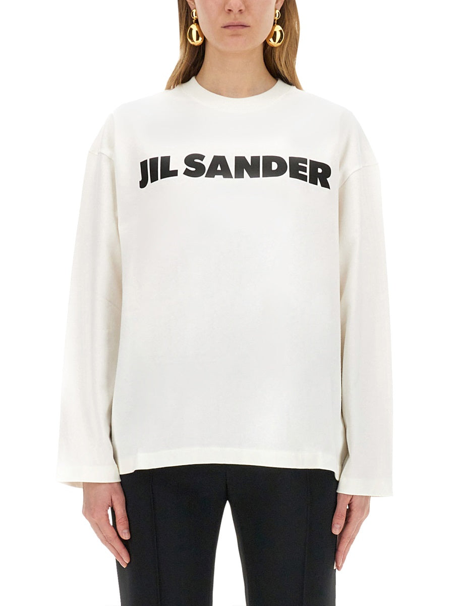 TSHIRT WITH LOGO Jil Sander WHITE XS