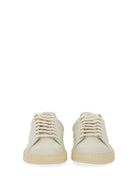 BEIGE CALF LEATHER SNEAKERS Tom Ford