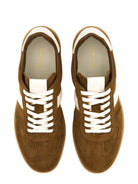 WALNUT AMBER LEATHER FLAT SHOES Tom Ford