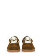 WALNUT AMBER LEATHER FLAT SHOES Tom Ford