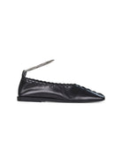 RING LEATHER BALLET FLATS Jil Sander
