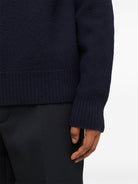 MIDNIGHT BLUE WOOL SWEATER Jil Sander