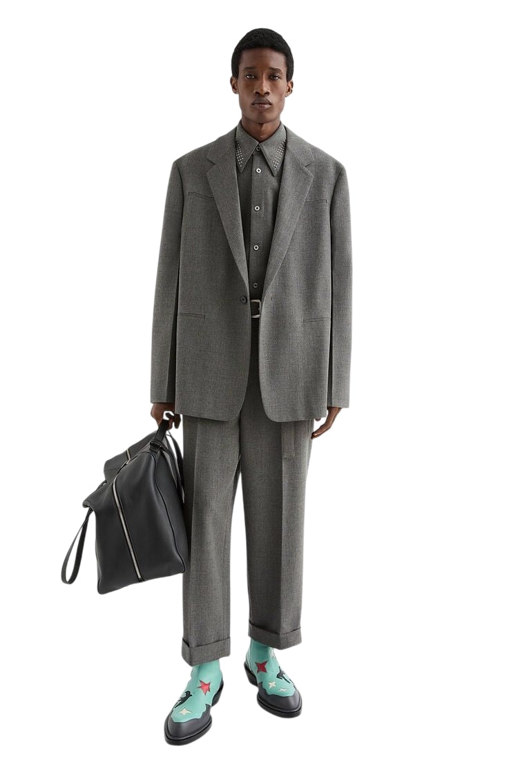 CANVAS BELTED TROUSERS Jil Sander