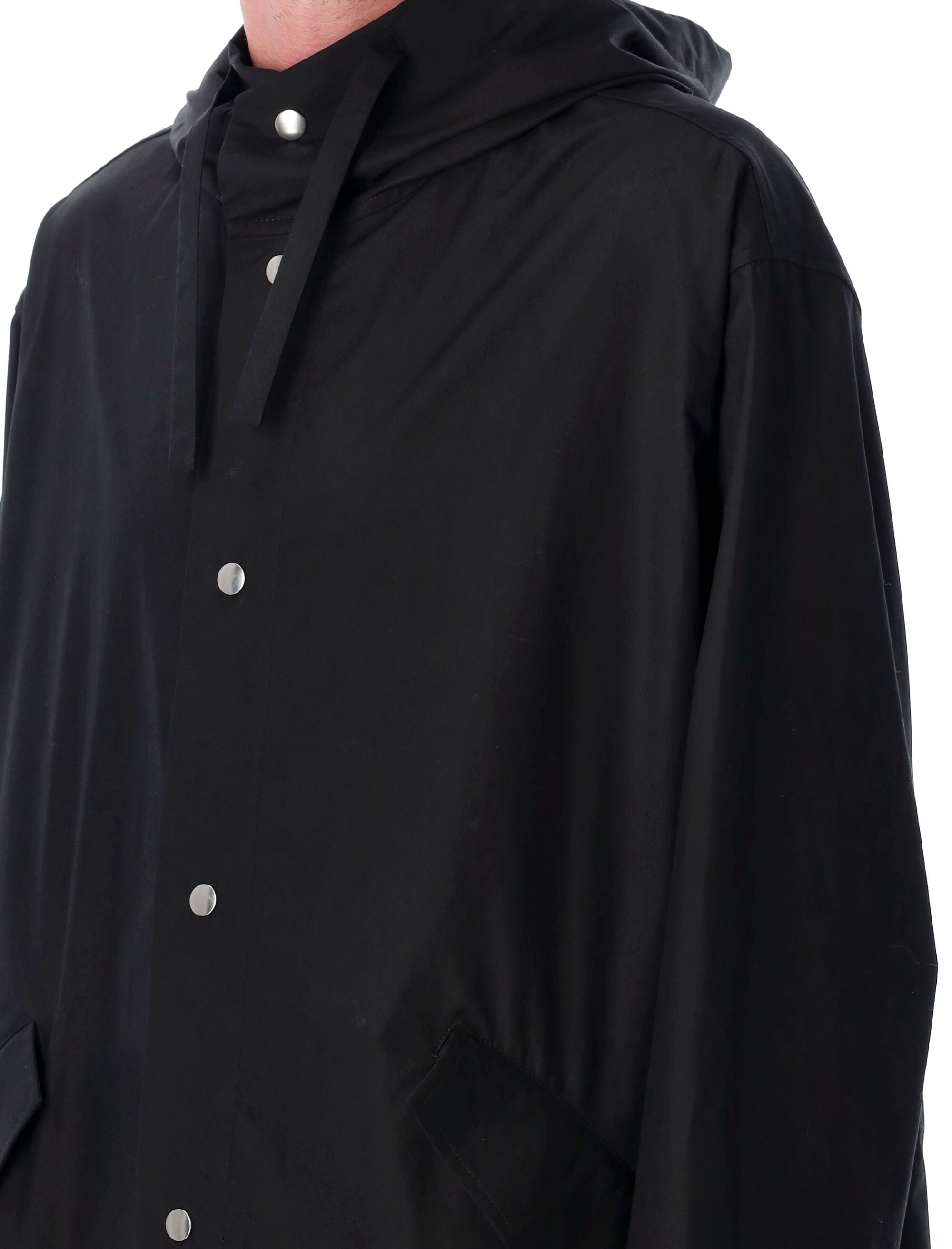 COTTON LOGO PARKA Jil Sander