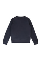 COTTON CREW-NECK SWEATSHIRT MONCLER KIDS blue 10A