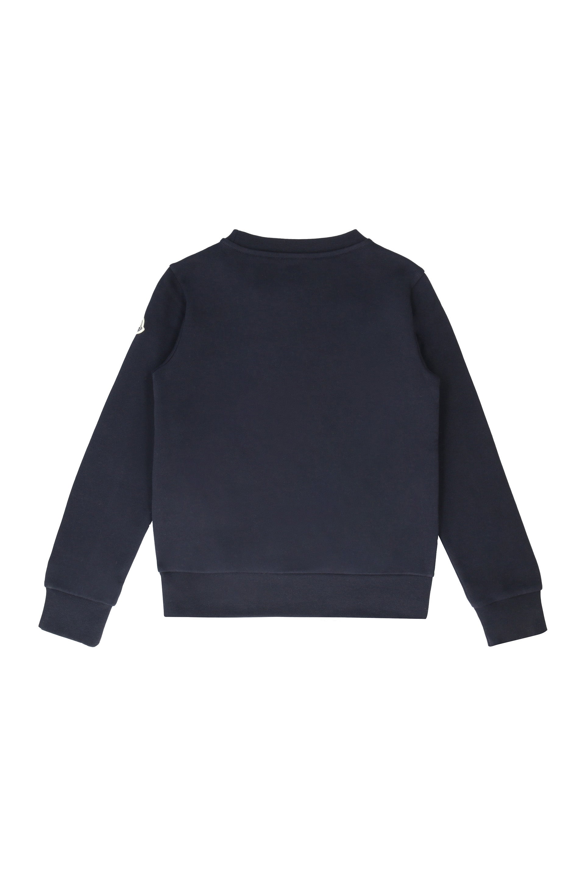 COTTON CREW-NECK SWEATSHIRT MONCLER KIDS blue 10A