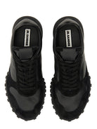 BLACK CALF LEATHER SNEAKERS Jil Sander