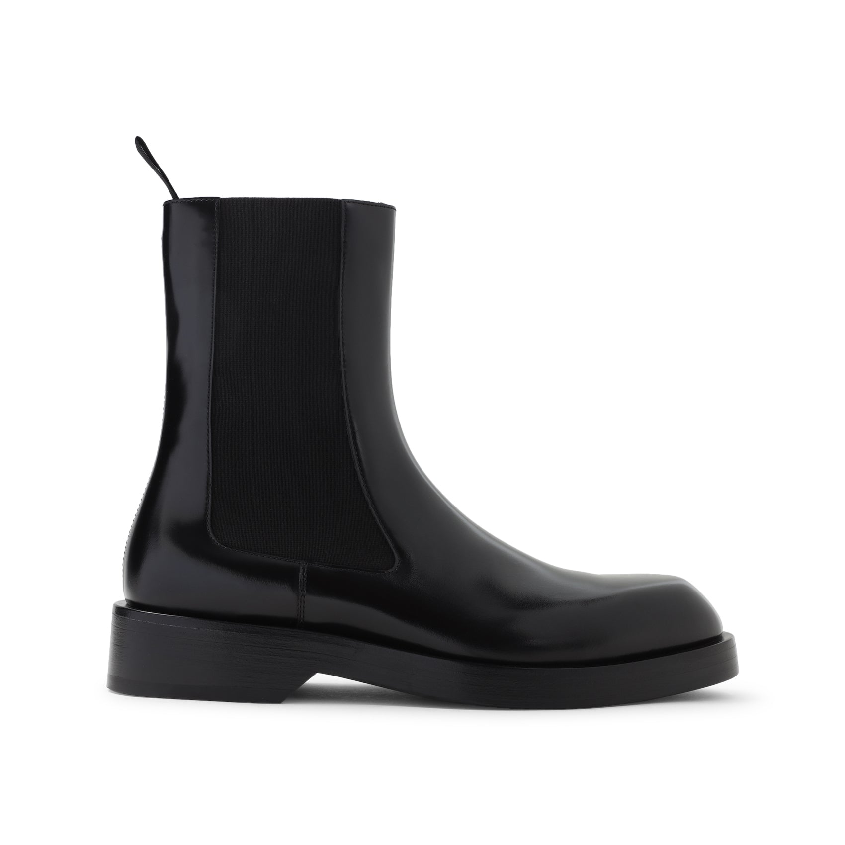 LEATHER CHELSEA BOOTS BLACK 41