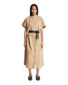 DRESS M/C BROWN BELT Jil Sander MARRON DE38