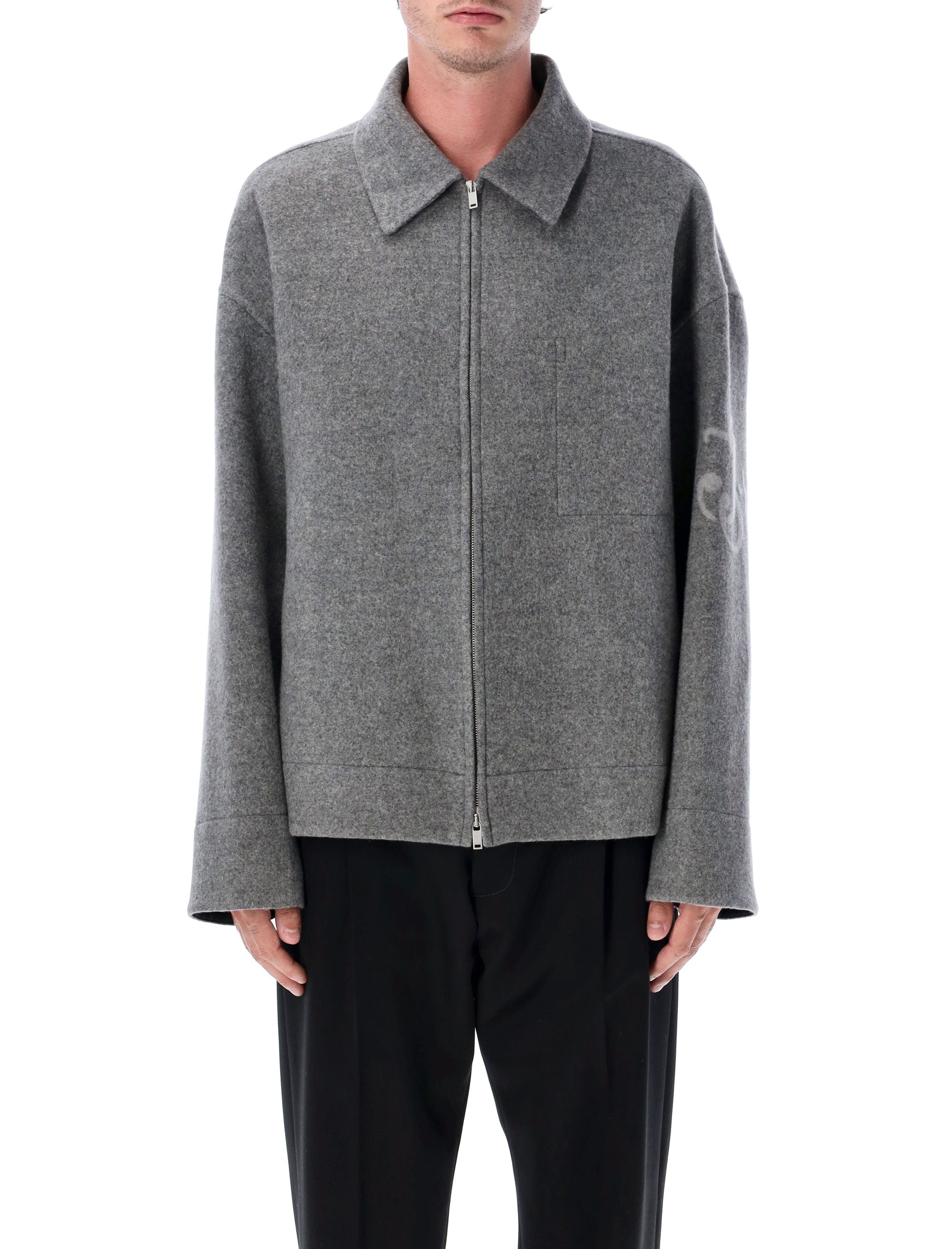 BLOUSON 170 EMB DB Jil Sander PEBBLE S