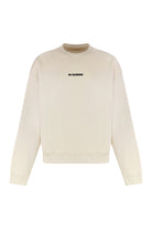 COTTON CREW-NECK SWEATSHIRT Jil Sander Sand S