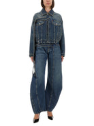 BLUE COTTON JACKETS JEAN PAUL GAULTIER