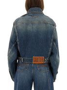 BLUE COTTON JACKETS JEAN PAUL GAULTIER