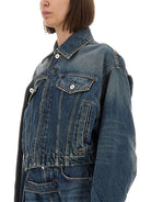 BLUE COTTON JACKETS JEAN PAUL GAULTIER
