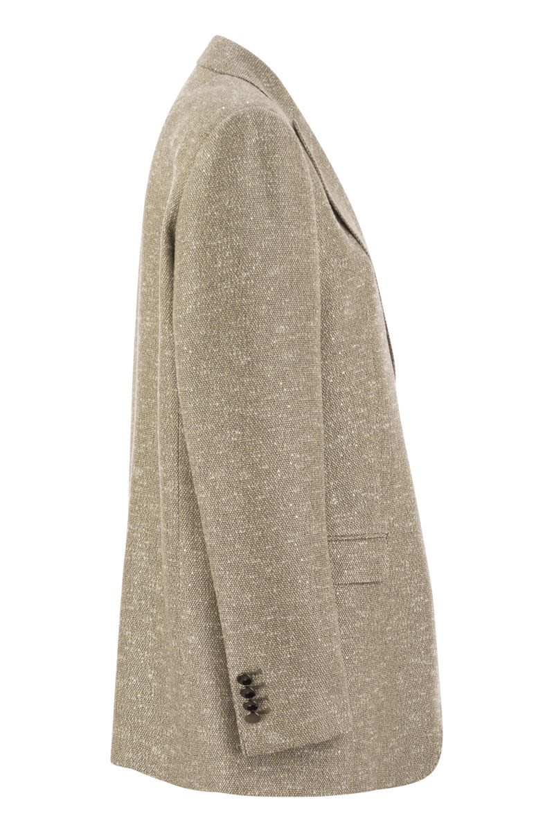 TWO-BUTTON JACKET WITH MICRO SEQUINS – Lord & Taylor