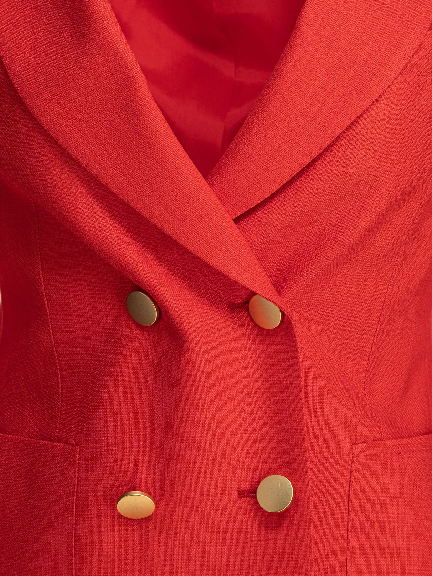 RED LYOCELL JACKET Tagliatore