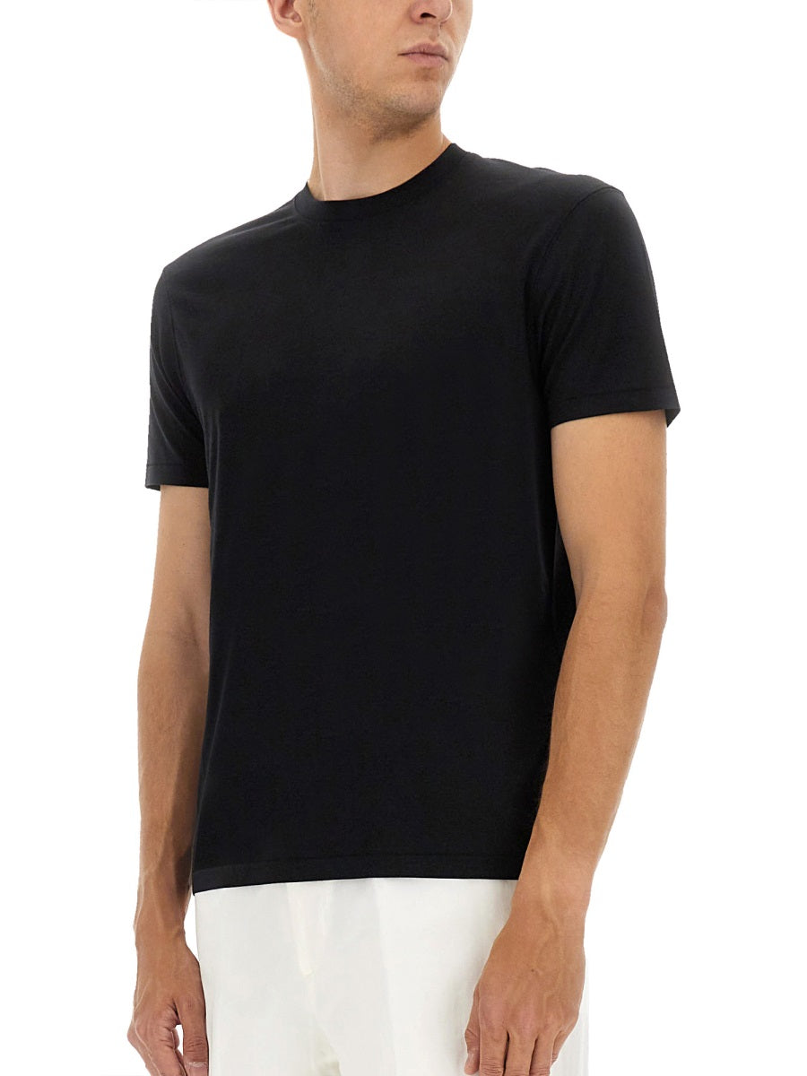 BLACK LYOCELL COTTON T-SHIRTS Tom Ford