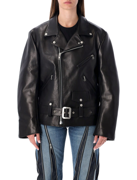 JUNYA WATANABE BLACK LEATHER BIKER JACKET – Lord & Taylor