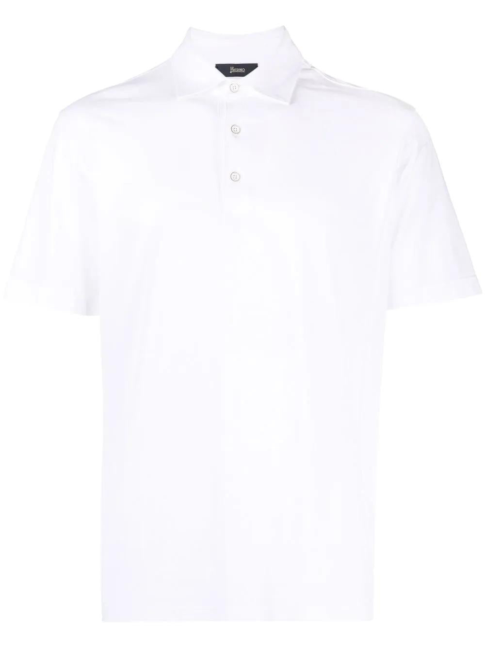 MENS KNITTED POLO SHIRT Herno WHITE 46