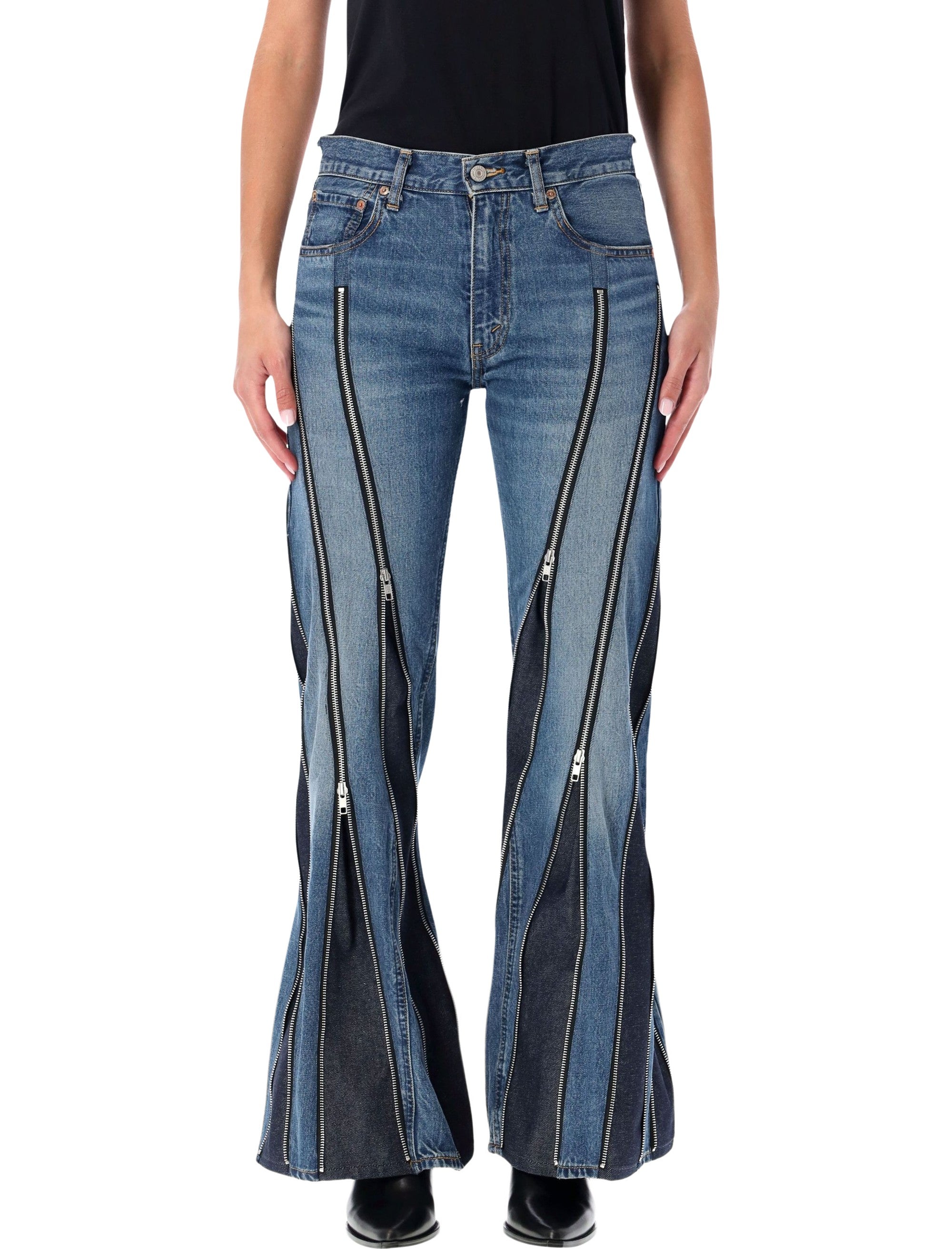 JUNYA WATANABE BLUE ZIPPED DENIM JEANS – Lord & Taylor