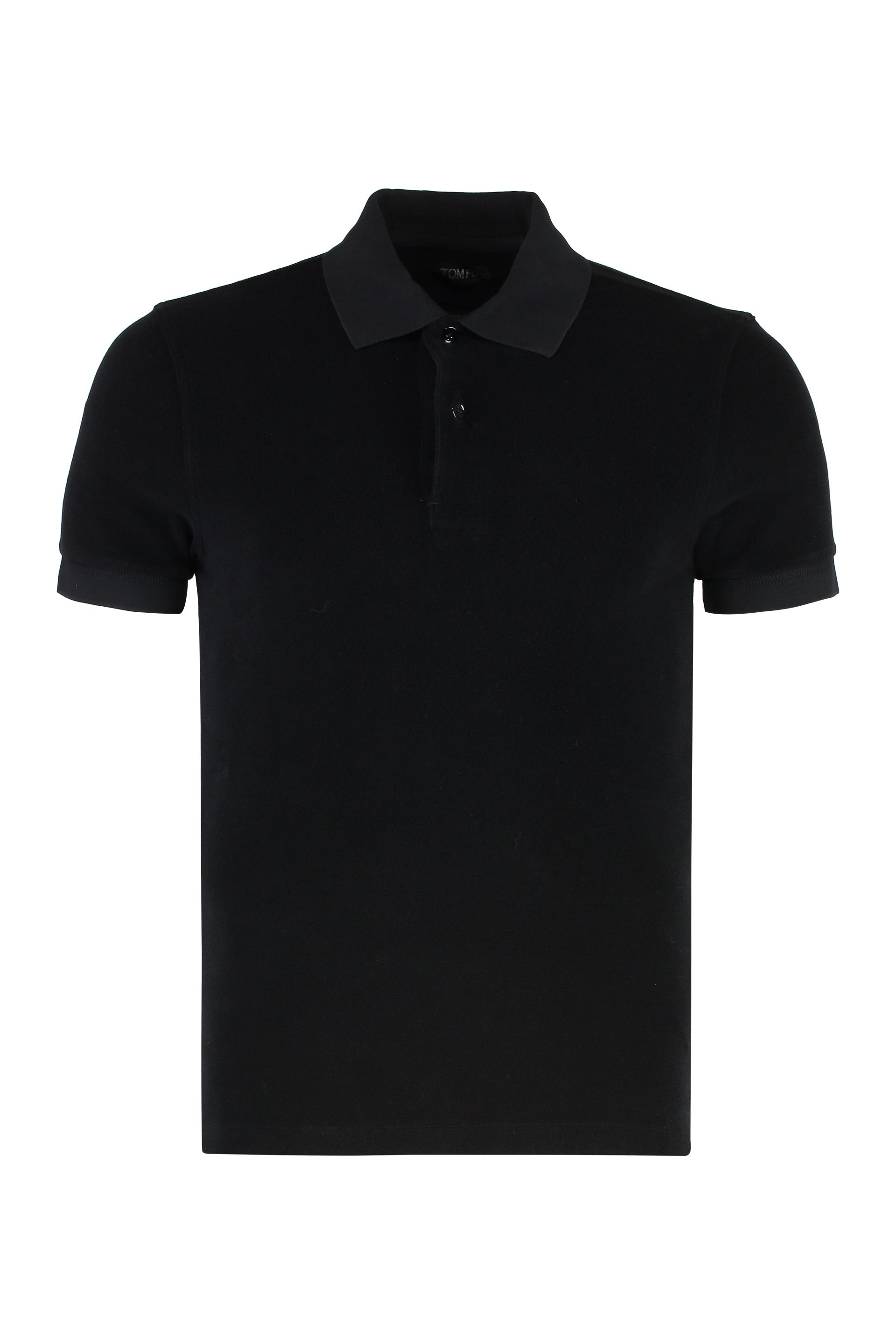 TOWELLING POLO SHIRT Tom Ford black 50