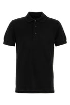 BLACK LYOCELL COTTON POLO SHIRTS Tom Ford BLACK 48