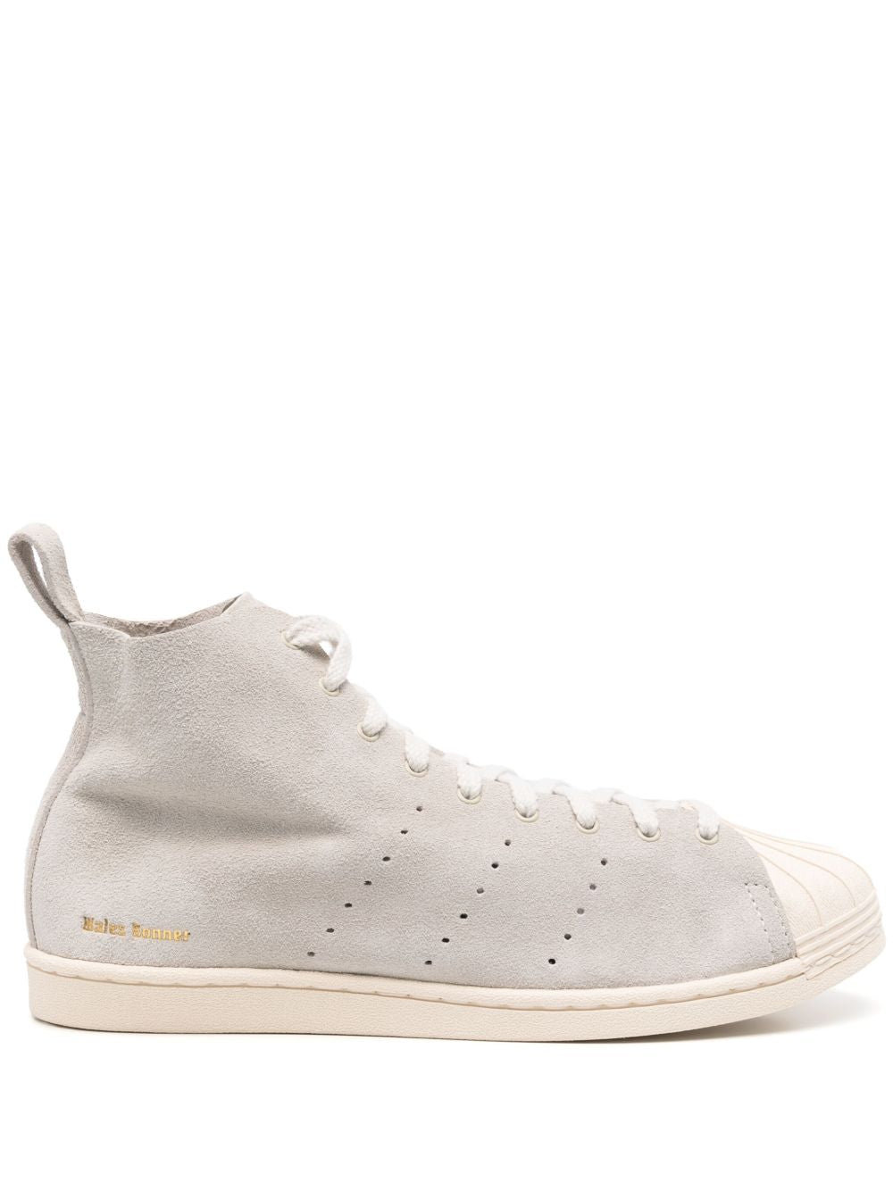 SUPERSTAR HI SNEAKERS ADIDAS X WALES BONNER WHITE 9