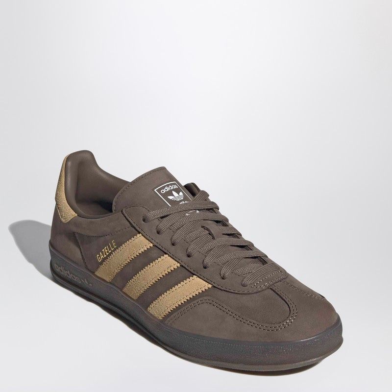 adidas gazelle silver green womens SNEAKER GAZELLE INDOOR CARGO BROWN/GOLDEN BEIGE/CLOUD WHITE – Lord & Taylor