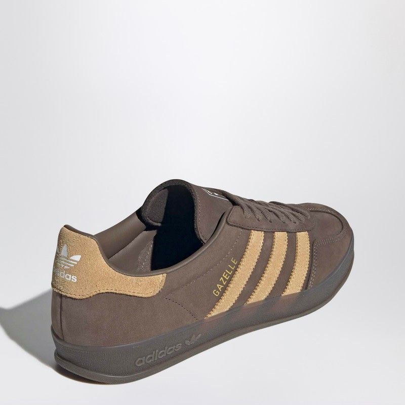 SNEAKER GAZELLE INDOOR CARGO BROWN/GOLDEN BEIGE/CLOUD WHITE