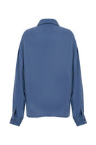 BLUE LINEN OCEAN SHIRT Je Te Veux XL