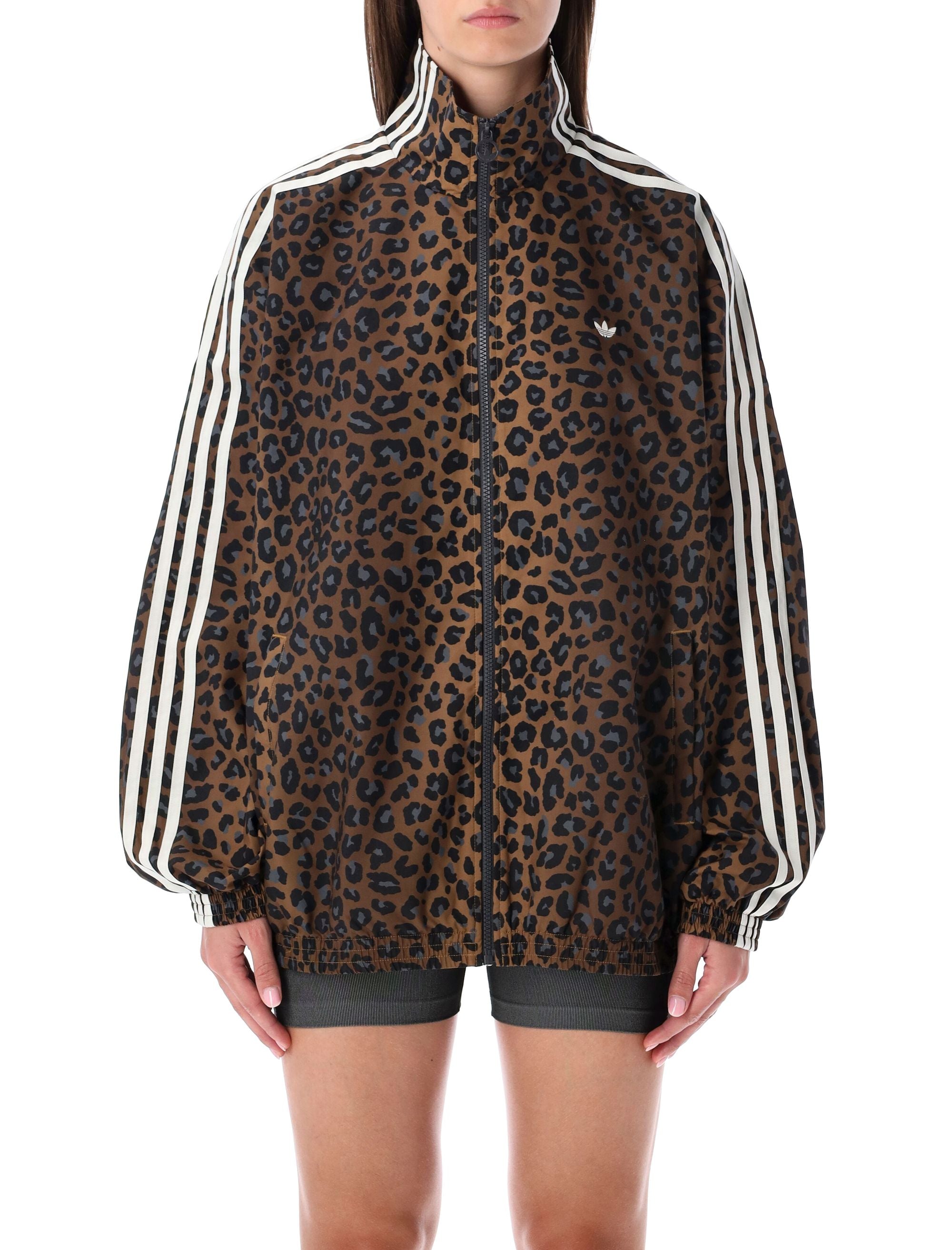 ADIDAS ORIGINALS LEOPARD FIREBIRD OVERSIZED TRACK JACKET